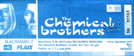 Barcelona 2002 - Ticket